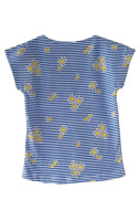 Picture of NAME IT T-SHIRT WITH BLUE STRIPES AND FLOWERS