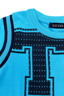 Picture of BLUE SEVEN T-SHIRT WITH LETTER PRINT