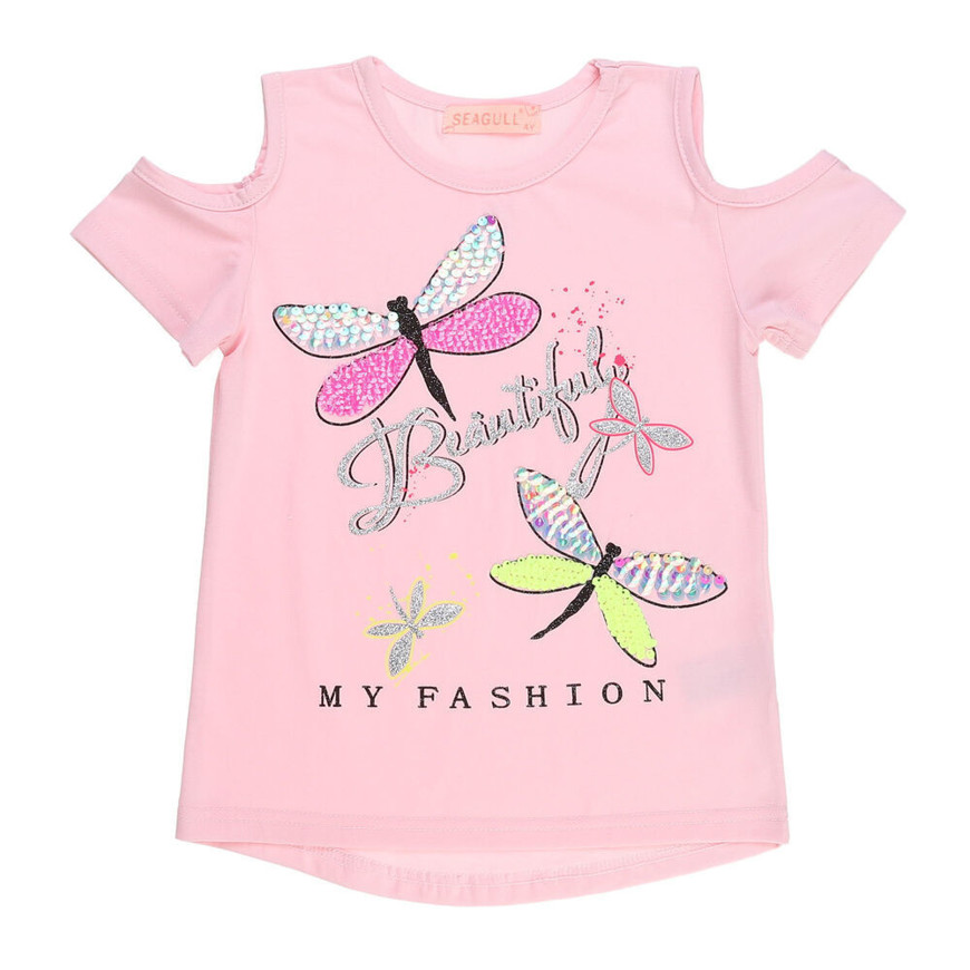 Picture of SEAGULL PINK T-SHIRT WITH DRAGONFLY