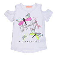 Picture of SEAGULL WHITE T-SHIRT WITH DRAGONFLY