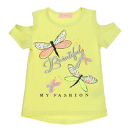 Picture of SEAGULL YELLOW T-SHIRT WITH DRAGONFLY